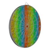 RAINBOW STRIPES TEXTURE DARTBORD (Voorkant Links)