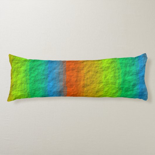 RAINBOW STRIPES TEXTURE LICHAAMSKUSSEN (Voorkant)