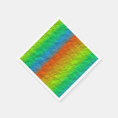 RAINBOW STRIPES TEXTURE SERVETTEN (Hoek)