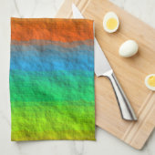RAINBOW STRIPES TEXTURE THEEDOEK (Quarter Fold)