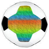 RAINBOW STRIPES TEXTURE VOETBAL (Gedraaid)