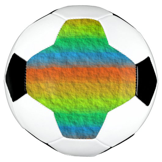 RAINBOW STRIPES TEXTURE VOETBAL (Gedraaid)