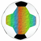 RAINBOW STRIPES TEXTURE VOETBAL (Voorkant)