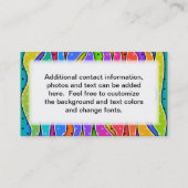  RAINBOW STRIPES VISITEKAARTJES (Achterkant)