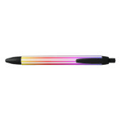 Rainbow Stripes Zwarte Inkt Pen (Achterkant)