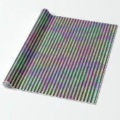 RAINBOW STRIPS WRAPPINGPAPIER CADEAUPAPIER (Uitgerold)