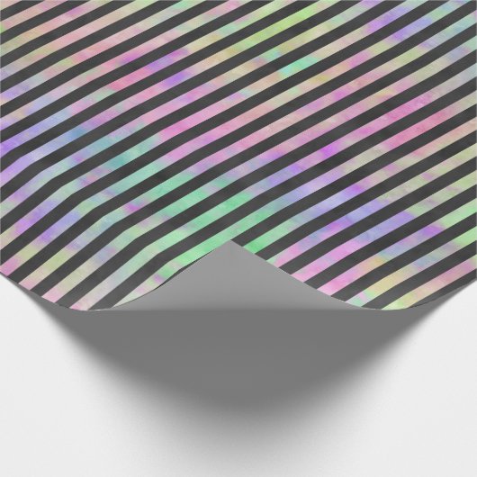 RAINBOW STRIPS WRAPPINGPAPIER CADEAUPAPIER (Hoek)