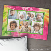 Rainbow Stropdas-Dye - 7 Fotocollage -  Vibe Kussensloop