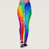 Rainbow-Stropdas-Dye-alcohol-inktverf Leggings (Achterkant)