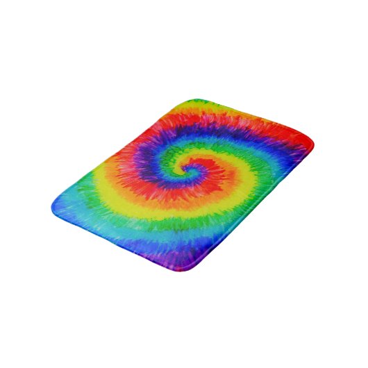 Rainbow-Stropdas-Dye-alcoholinkt Badmat (Gekanteld)