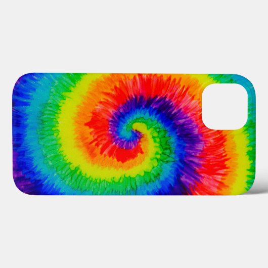 Rainbow-Stropdas-Dye-alcoholinkt Case-Mate iPhone Case (Achterkant (horizontaal))