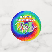 Rainbow-Stropdas-Dye-alcoholinkt Confetti (Kleine voorkant)