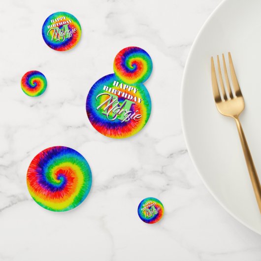 Rainbow-Stropdas-Dye-alcoholinkt Confetti (Groep)