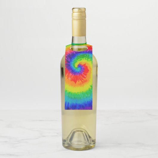 Rainbow-Stropdas-Dye-alcoholinkt Flessenhanger (Op fles)