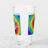 Rainbow-Stropdas-Dye-alcoholinkt Glas (Links)