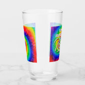 Rainbow-Stropdas-Dye-alcoholinkt Glas (Rechts)