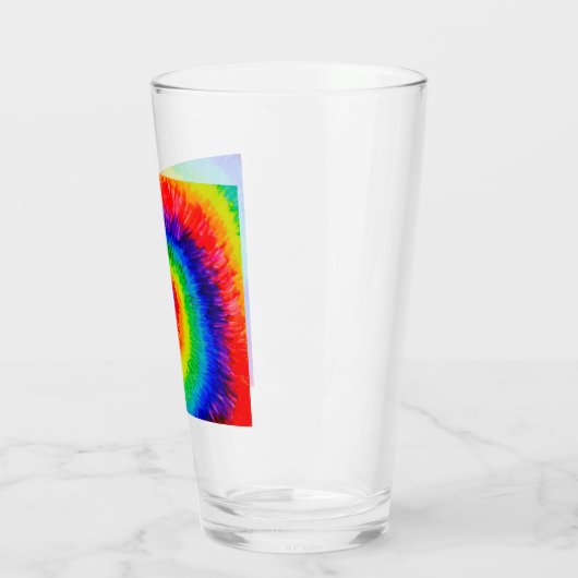Rainbow-Stropdas-Dye-alcoholinkt Glas (Links)