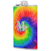 Rainbow-Stropdas-Dye-alcoholinkt Heupfles (Links)