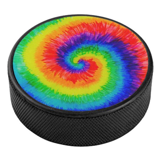 Rainbow-Stropdas-Dye-alcoholinkt Hockey Puck (3/4)