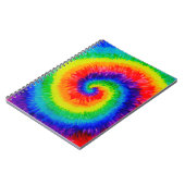 Rainbow-Stropdas-Dye-alcoholinkt Notitieboek (Linkerzijde)