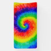 Rainbow-Stropdas-Dye-alcoholinkt Spandoek (Verticaal)