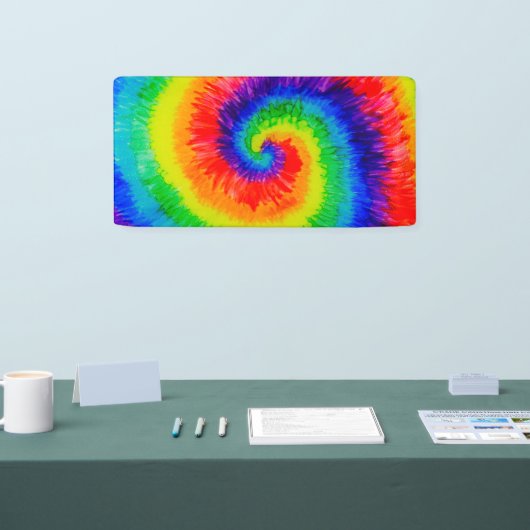 Rainbow-Stropdas-Dye-alcoholinkt Spandoek (Beurs)