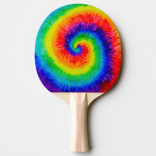 Rainbow-Stropdas-Dye-alcoholinkt Tafeltennisbatje (Achterkant)