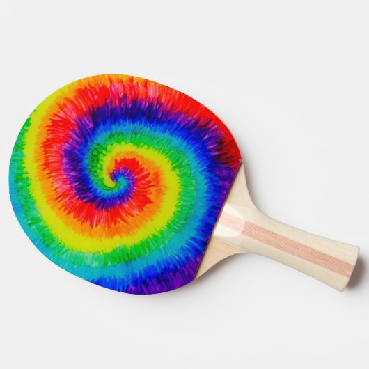 Rainbow-Stropdas-Dye-alcoholinkt Tafeltennisbatje (Zijkant)