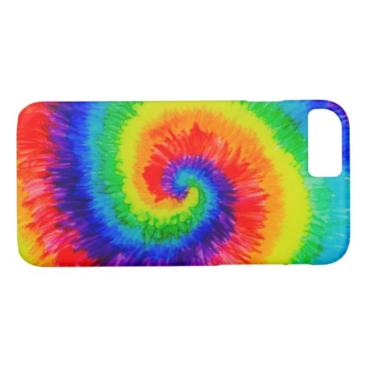 Rainbow-Stropdas-Dye Swirl Case-Mate iPhone Case (Achterkant (Horizontaal))