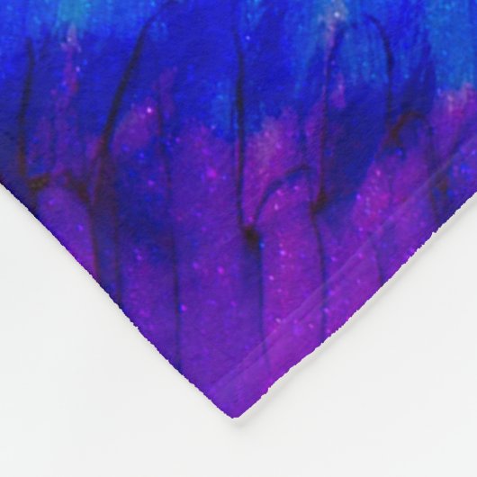 Rainbow-Stropdas-Dye Swirl Fleece Deken (Hoek)