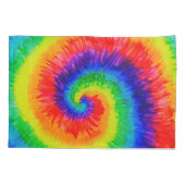 Rainbow-Stropdas-Dye Swirl Kussensloop (Achterkant)