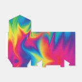 Rainbow Stropdas-Dye Verjaardagsfeest Voorkeur Ten Bedankdoosjes (Uitgevouwen)