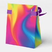 Rainbow Stropdas-Dye Verjaardagsfeest Voorkeur Ten Bedankdoosjes (Achterkant)