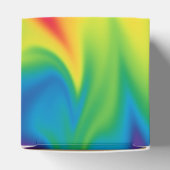 Rainbow Stropdas-geverfd Verjaardagsfeest Favoriet Bedankdoosjes (Bovenkant)