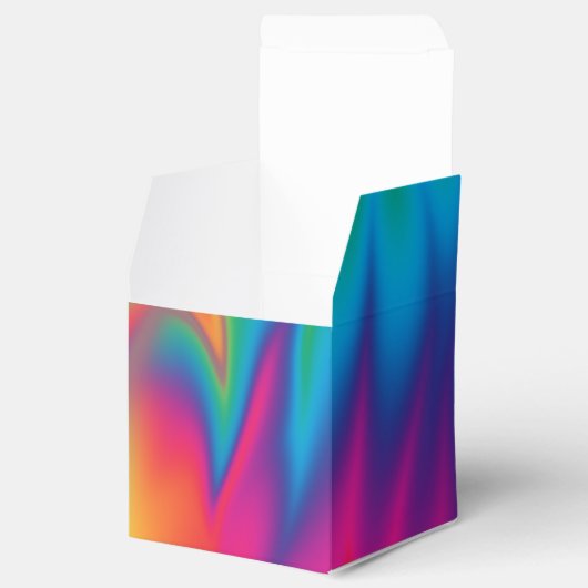 Rainbow Stropdas-geverfd Verjaardagsfeest Favoriet Bedankdoosjes (Geopend)