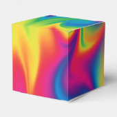 Rainbow Stropdas-geverfd Verjaardagsfeest Favoriet Bedankdoosjes (Achterkant)