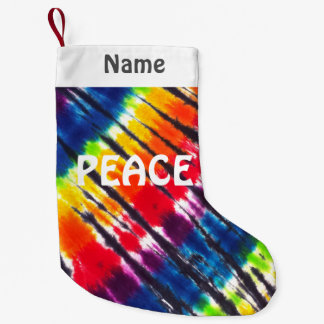Rainbow-Stropdas-kleurstof Gepersonaliseerd Kleine Kerstsok