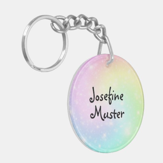 Rainbow Strudel Sleutelhanger (Voorkant Links)