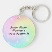 Rainbow Strudel Sleutelhanger (Achterkant)