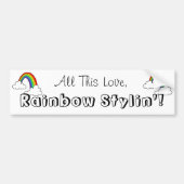 Rainbow Stylin'' Bumpersticker (Voorkant)