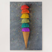 Rainbow Summer Ice Cream Treat Legpuzzel (Verticaal)