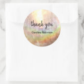 Rainbow Sun Dank je wel Sticker (Tas)