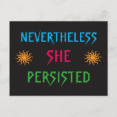 Rainbow Sun Desondanks hield ze Briefkaart vol (Voorkant)