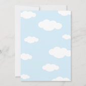 Rainbow, Sun en Clouds Kind, verjaardag Bright Blu Kaart (Achterkant)