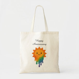 Rainbow Sun - Gelukkig Jubileum Tote Bag