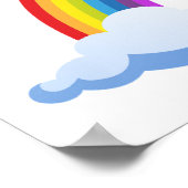 Rainbow Sun Kantoor personaliseer Destiny Destiny' Poster (Hoek)