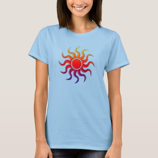 Rainbow Sun T-shirt (Voorkant)
