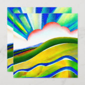 Rainbow Sunburst Landscape (Voorkant / Achterkant)