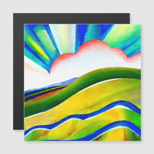 Rainbow Sunburst Landscape (Voorkant / Achterkant)