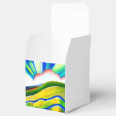 Rainbow Sunburst Landscape Bedankdoosjes (Geopend)